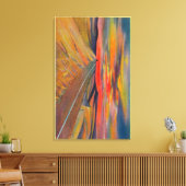 アメリカのサハラ州を横断する米国高速道路80 キャンバスプリント (インサイチュ (リビング))