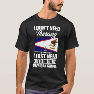 アメリカのサモアに行く Tシャツ