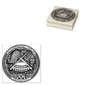 アメリカのサモア印 ラバースタンプ (押印)