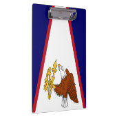 アメリカのサモア国旗と愛国的なクリップボード クリップボード (右)