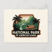 アメリカのサモア・エンブレム国立公園 ポストカード (正面)