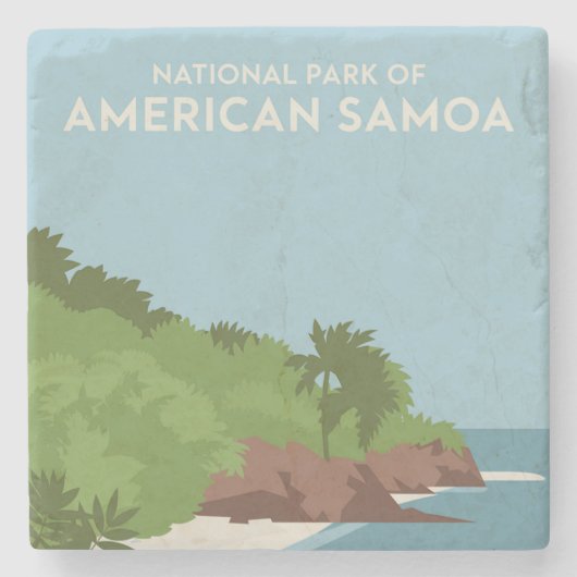 アメリカのサモア・ミニマル国立公園 ストーンコースター (正面)