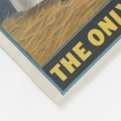 アメリカのサーカスポスターの唯一のベビーのキリン フリースブランケット (角)