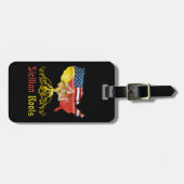 アメリカのシシリアの根の荷物のラベルのテンプレート ラゲッジタグ (正面横)