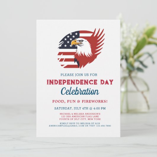 アメリカのシンボル I 独立記念日祝賀会 招待状 (スタンド正面)