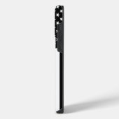 アメリカのシン・ブルー・ライン iPhoneケース (左側面)
