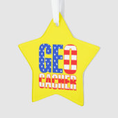 アメリカのジオカサー オーナメント (正面)