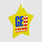 アメリカのジオカサー オーナメント (正面)