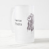 アメリカのジプシーのゾンビによって曇らされるマグ フロストグラスビールジョッキ (正面左)