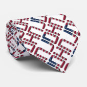アメリカのジョン・アメリカ名星と縞模様 ネクタイ (ロール)