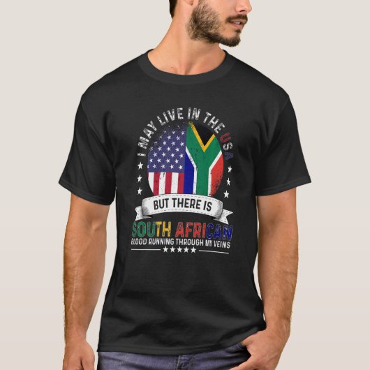 アメリカのスカウアフリカの家U.S. Patriot South A Tシャツ (正面)