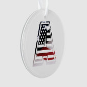 アメリカのスクリプトクールfab オーナメント (正面)