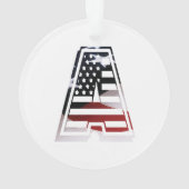 アメリカのスクリプトクールfab オーナメント (裏面)