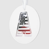 アメリカのスクリプトクールfab オーナメント (正面)