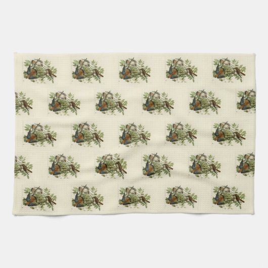 アメリカのスズメタカ – オードボンの鳥たち キッチンタオル (横)