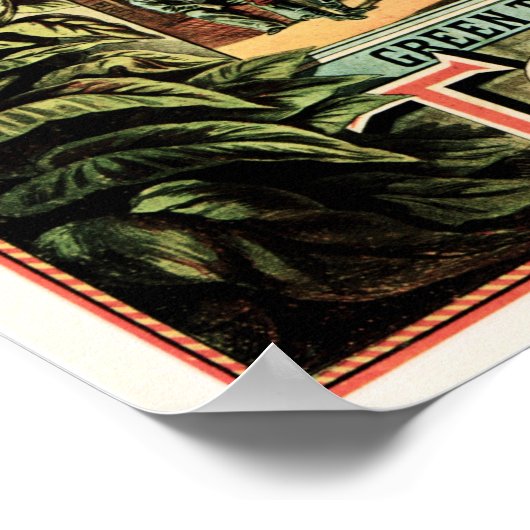 アメリカのスズラベルクライマックス金塊たばこタバコ ポスター (角)