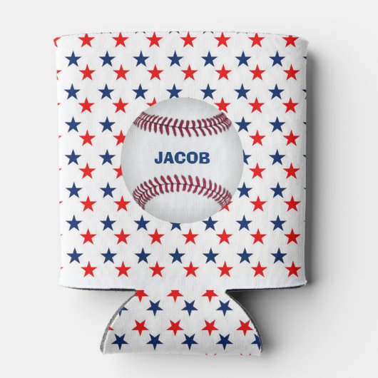 アメリカのスターと野球 缶クーラー (裏面)