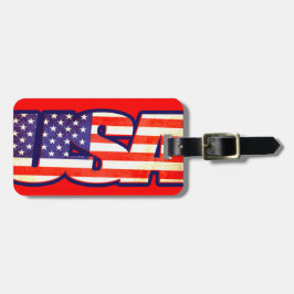 アメリカのスターストライプズ&アメリカ国旗の荷札 ラゲッジタグ