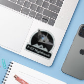 アメリカのステルス攻撃機 シール (ノートパソコンとiPhone)