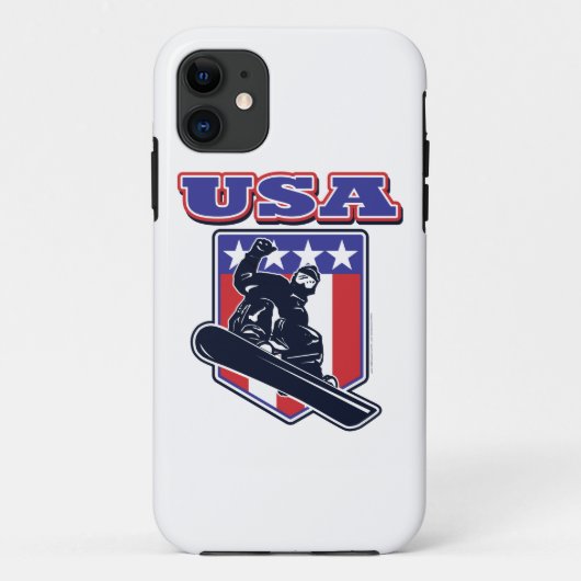 アメリカのスノーボーダー Case-Mate iPhoneケース (裏面)