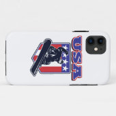 アメリカのスノーボーダー Case-Mate iPhoneケース (裏面(横))