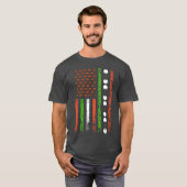 アメリカのスポーツ旗 ハロウィン かぼちゃのギフト Tシャツ (正面フル)