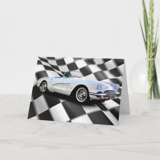 アメリカのスポーツ・カー カード (正面)