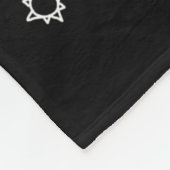 アメリカのタトゥーフラッシュ伝統的、タトゥーデザイン フリースブランケット (角)