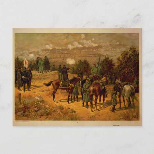 アメリカのチャタヌーガ内戦 ポストカード (正面)