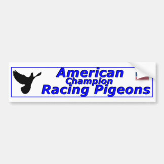 アメリカのチャンピオンの競争ハト バンパーステッカー