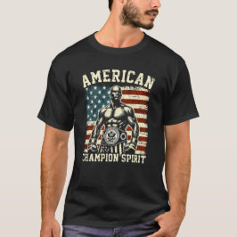 アメリカのチャンピオン精神 Tシャツ