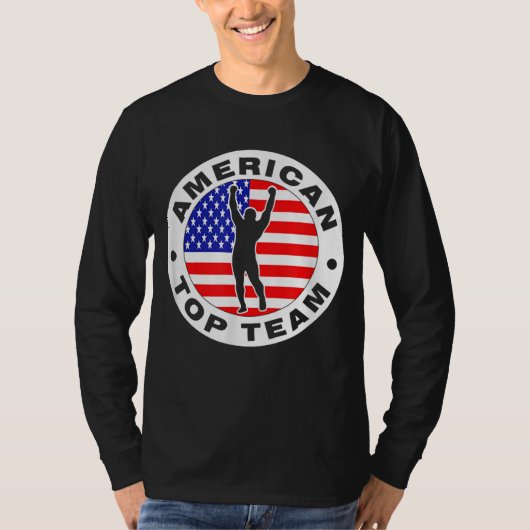 アメリカのチーム柔術 Tシャツ (正面)