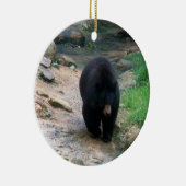 アメリカのツキノワグマのオーナメント セラミックオーナメント (右)