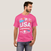 アメリカのテニス Tシャツ (正面フル)