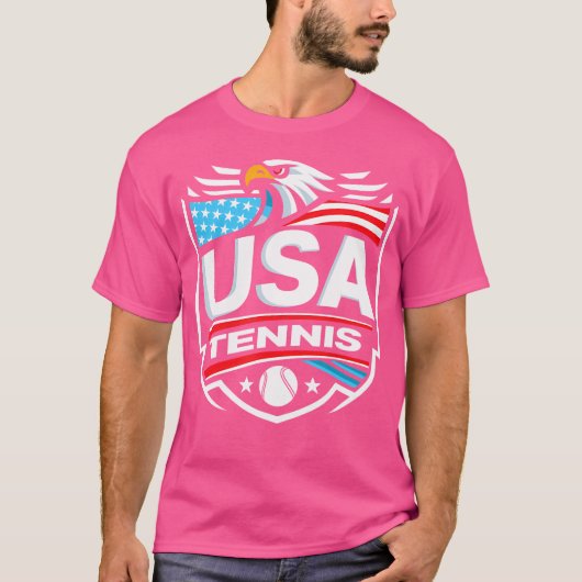 アメリカのテニス Tシャツ (正面)