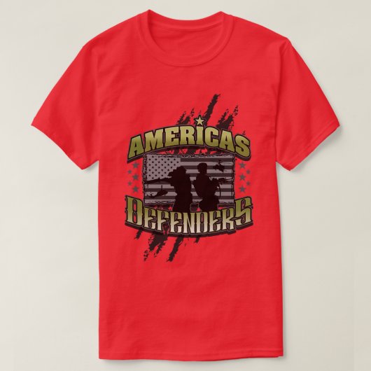 アメリカのディフェンダー Tシャツ (デザイン正面)
