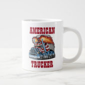 アメリカのトラッカージャイアントコーヒーマグ ジャンボコーヒーマグカップ (右)