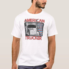 アメリカのトラック運送 Tシャツ
