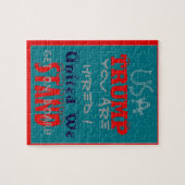 アメリカのトランプお前が雇われた!私たち統一されたスタンドアートプリント ジグソーパズル (横)