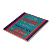 アメリカのトランプお前が雇われた！私たち統一されたスタンドアートプリント タイル (側面)