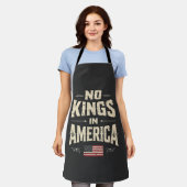 アメリカのトランプの政治家ユーモアの中で王はいない エプロン (着用した状態)