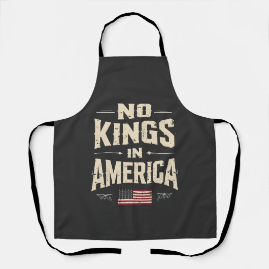 アメリカのトランプの政治家ユーモアの中で王はいない エプロン (正面)