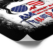 アメリカのトランプ女の子7月の4thメッシーブンプロのTrum ポスター (角)