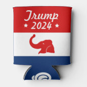 アメリカのトランプ2024を取り戻す 缶クーラー (正面)