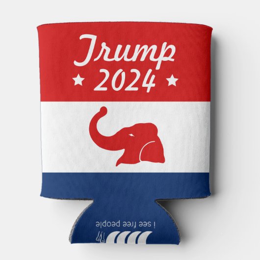 アメリカのトランプ2024を取り戻す 缶クーラー (裏面)