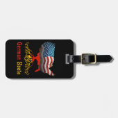 アメリカのドイツ人の根の荷物のラベル ラゲッジタグ (正面横)