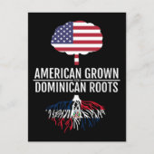 アメリカのドニコのルーツ国旗 ポストカード (正面)
