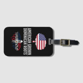 アメリカのドニコのルーツ国旗 ラゲッジタグ (正面横)