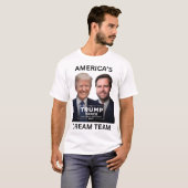 アメリカのドリームチーム2024トランプ・ラリー Tシャツ (正面フル)