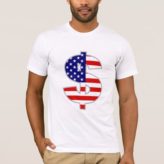 アメリカのドル Tシャツ (正面)